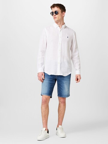 Coupe regular Chemise Polo Ralph Lauren en blanc