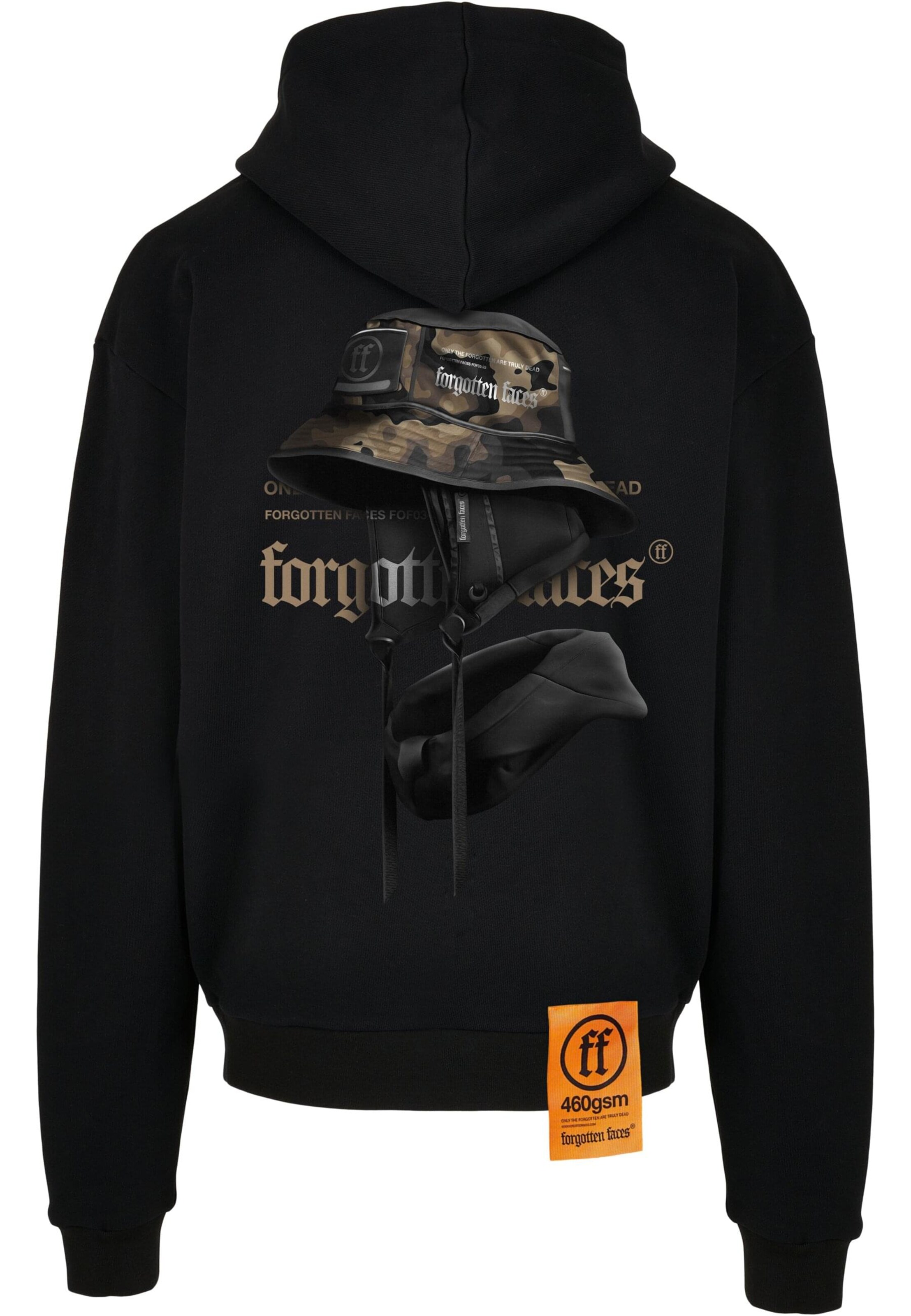 Forgotten Faces Mikina 'Ghost' – černá