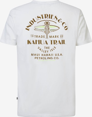 T-Shirt 'Classic' Petrol Industries en blanc