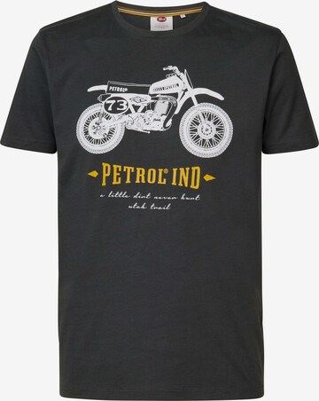 Petrol Industries - Camisa 'Classic' em preto: frente