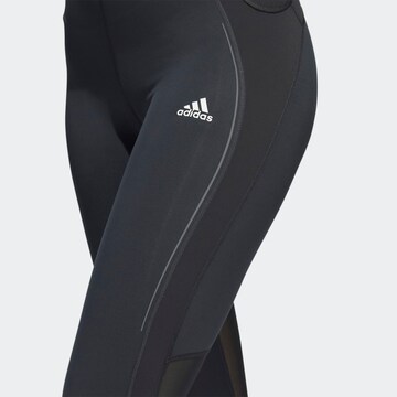 ADIDAS SPORTSWEAR Skinny Urheiluhousut värissä musta