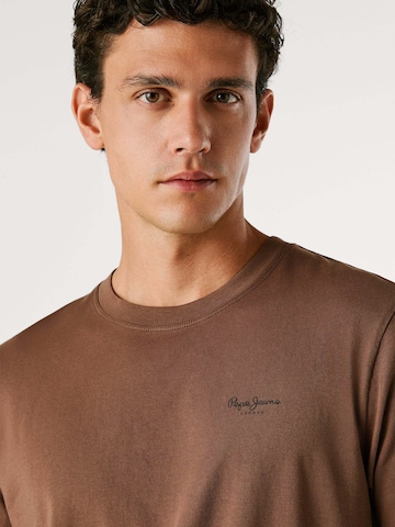 Pepe Jeans Shirt 'JACKO' in Bruin