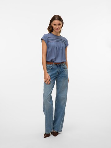 Chemisier 'VMDEBBIE' VERO MODA en bleu
