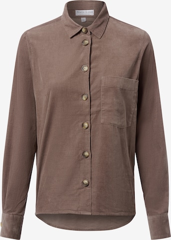 Marie Lund Blouse in Grey: front