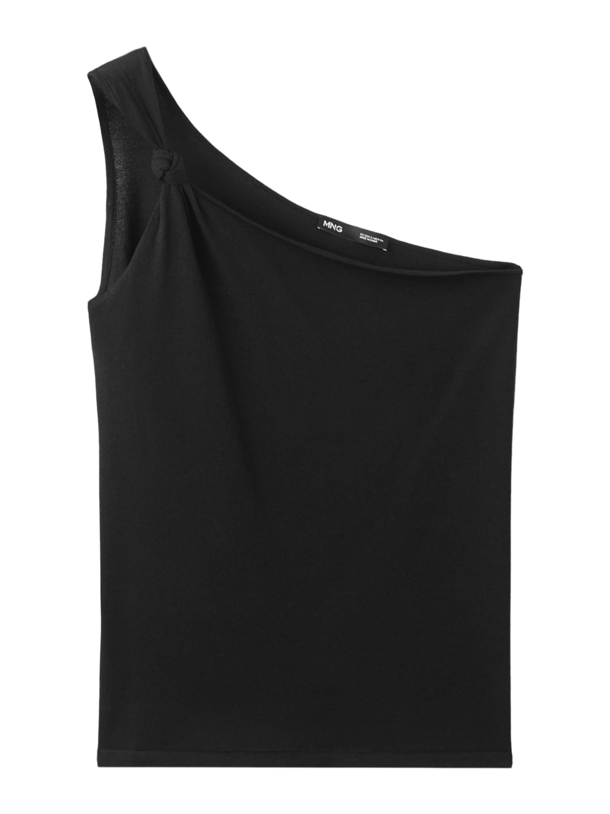 MANGO Top | črna barva: sprednja stran