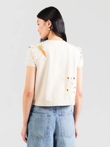PIECES Bluza 'PCPALMA' | bež barva