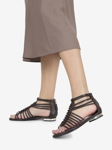 BRONX Strap Sandals ' New-Alys ' in Brown