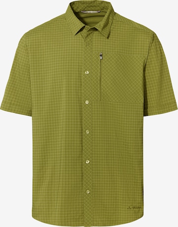 VAUDE Regular fit Athletic button up shirt 'Seiland IV ' in Green: front
