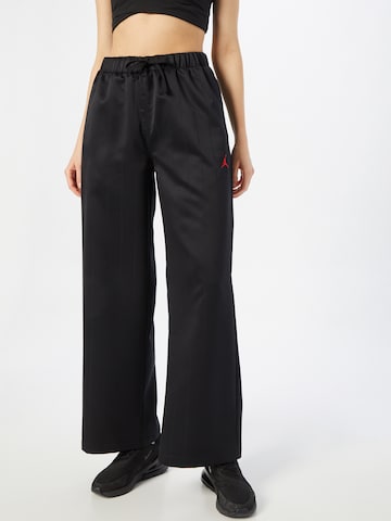 Jordan Wide Leg Hose in Schwarz: predná strana