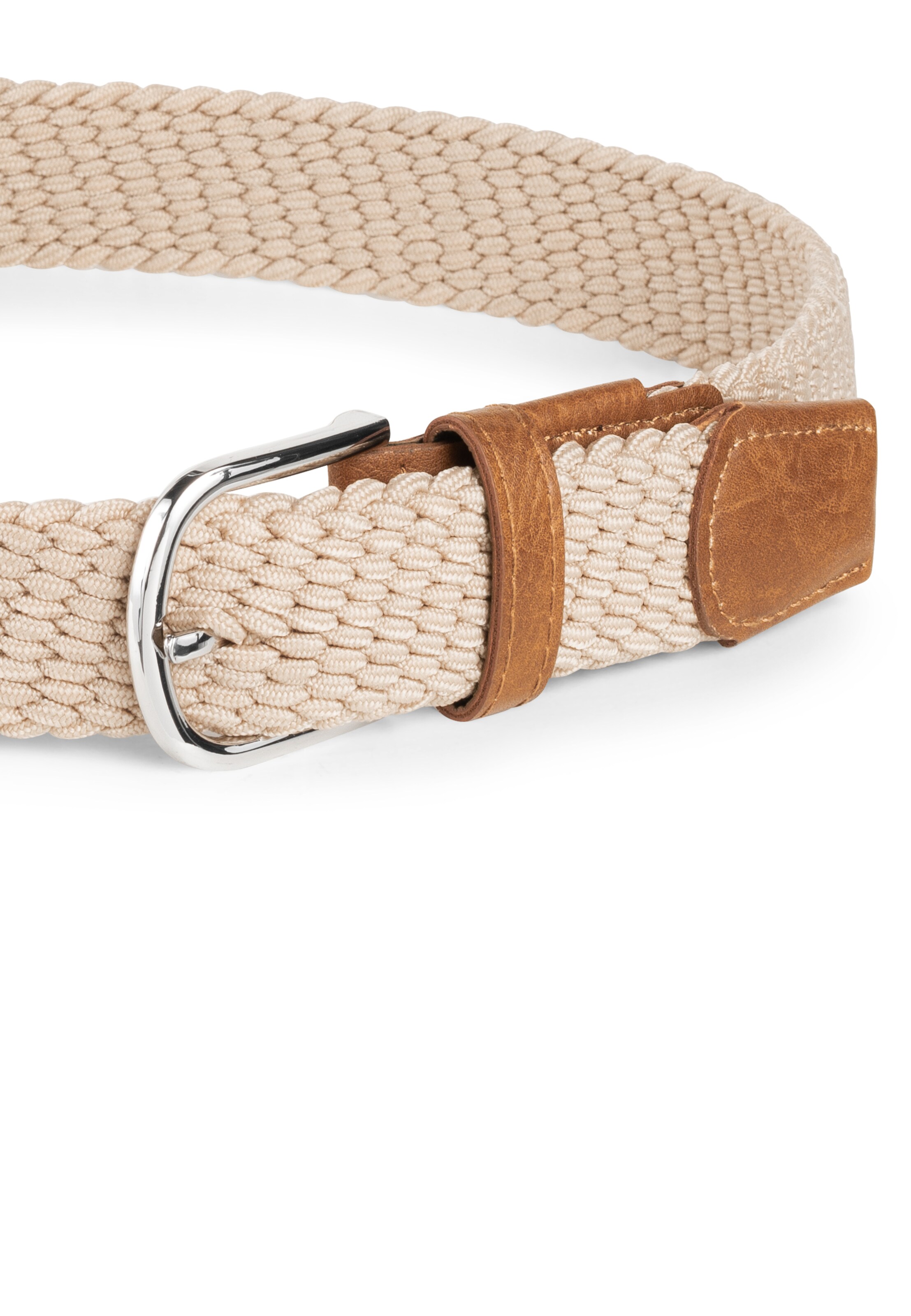 INDICODE JEANS Gürtel 'Alvin' in Beige