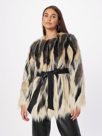 Karen Millen Winter coat in Beige: front