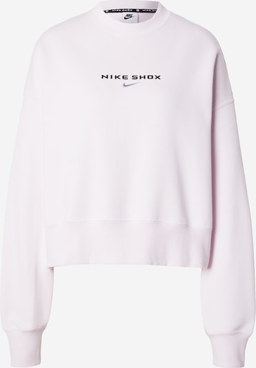 XS dydžio Megztinis be užsegimo 'SHOX PNX FLC' iš Nike Sportswear, spalva – pastelinė rožinė / juoda / sidabrinė, Prekių apžvalga