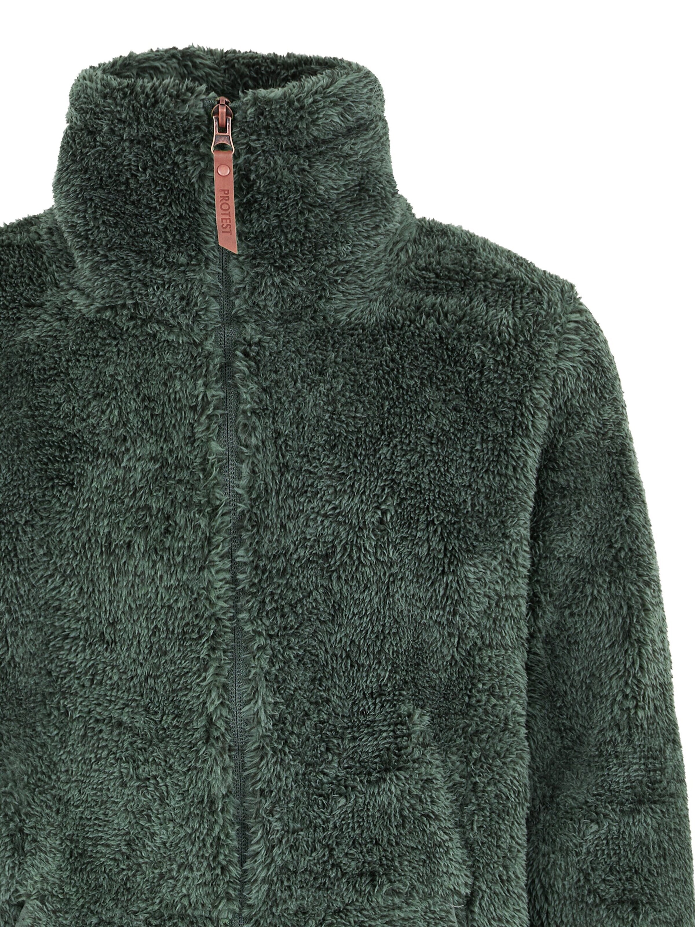 PROTEST Fleece jacket 'Riri JR' in Green