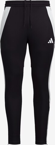 Coupe slim Pantalon de sport 'Tiro 24' ADIDAS PERFORMANCE en noir : devant