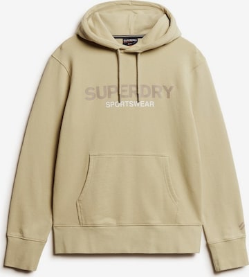 Sweat-shirt Superdry en beige : devant