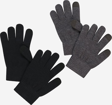 KIDS ONLY - Guantes 'MAGIC' en gris: frente