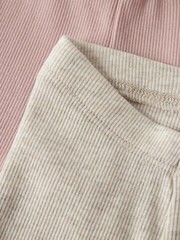 NAME IT Skinny Legginsy 'NBNKab' w kolorze beżowy