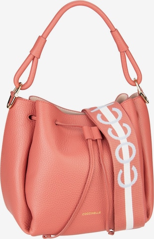 Coccinelle Pouch 'Clyps' in Pink: front