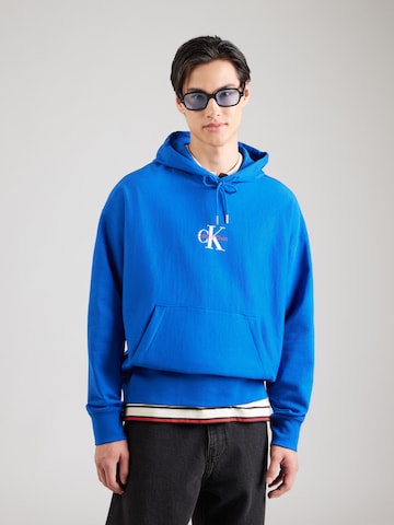 Calvin Klein Jeans Свитшот в Синий: спереди