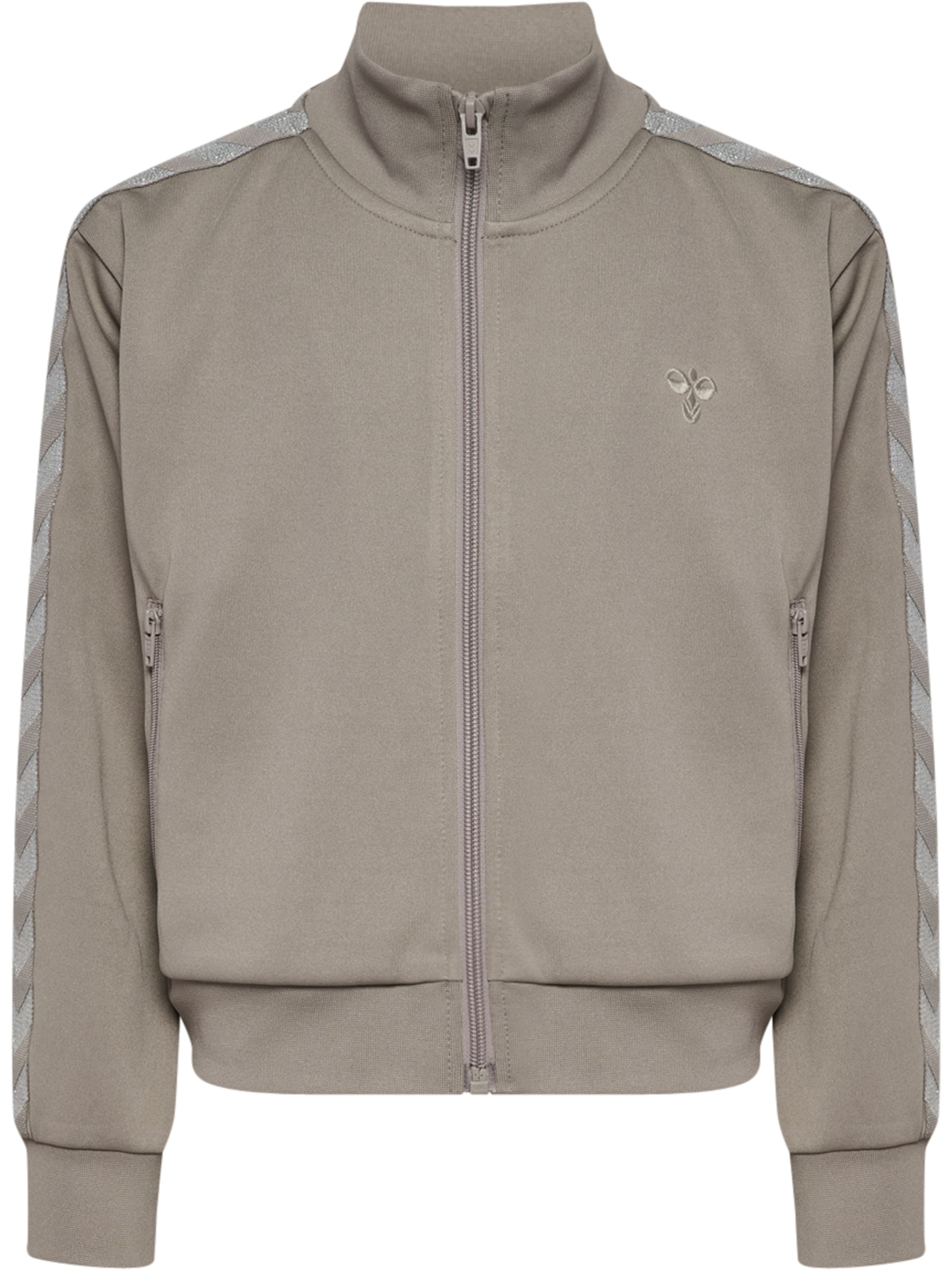 Hummel Sweat jacket in Grey: front
