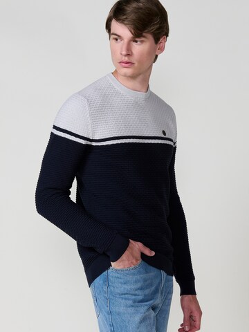 Pull-over KOROSHI en bleu