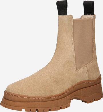 LÄST Chelsea Boots in Beige: predná strana