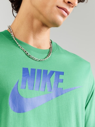 zaļš Nike Sportswear Standarta piegriezums T-Krekls 'ICON FUTURA'