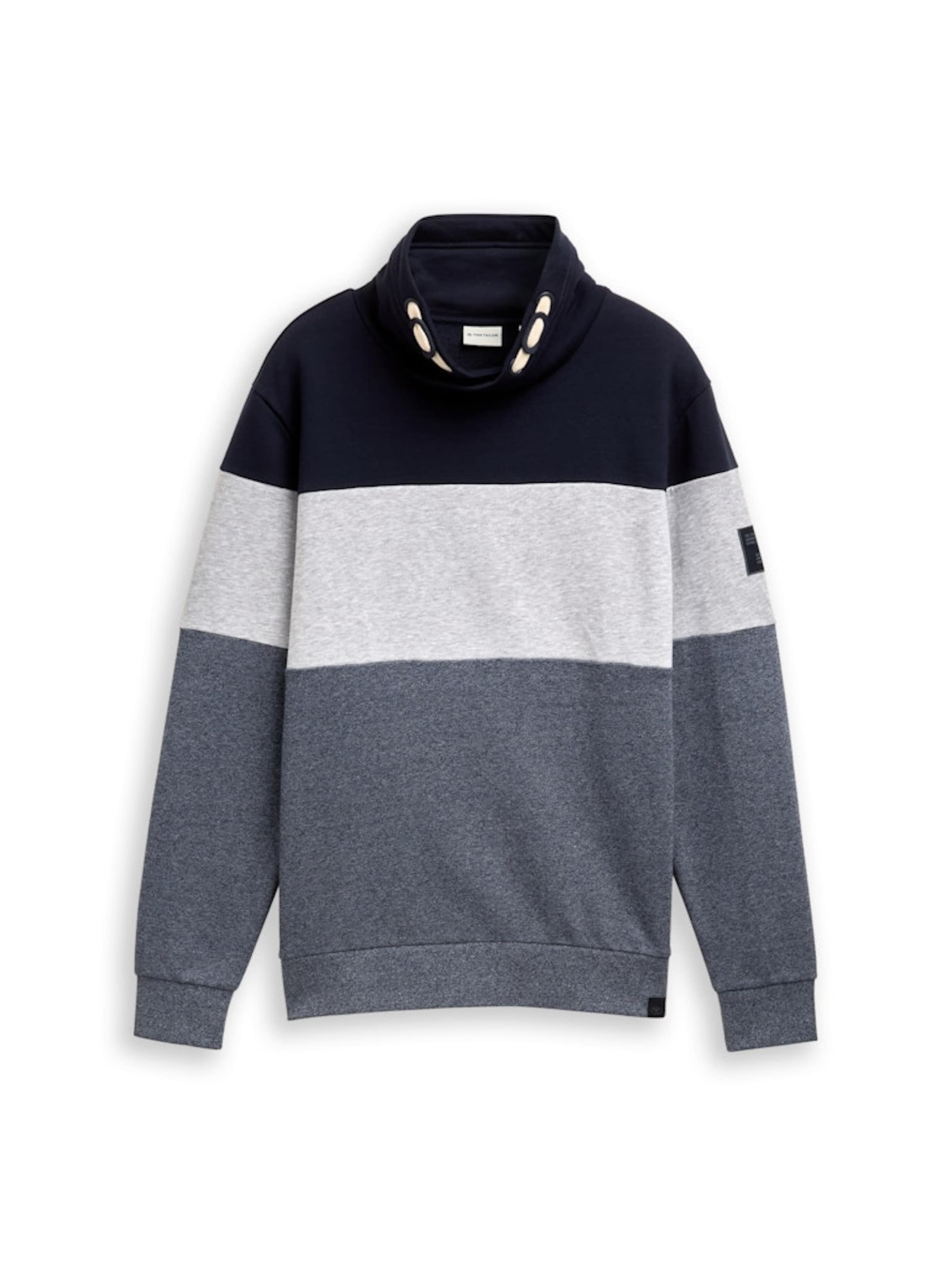 TOM TAILOR Sweatshirt in Blue: front