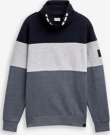 Sweat-shirt TOM TAILOR en bleu : devant