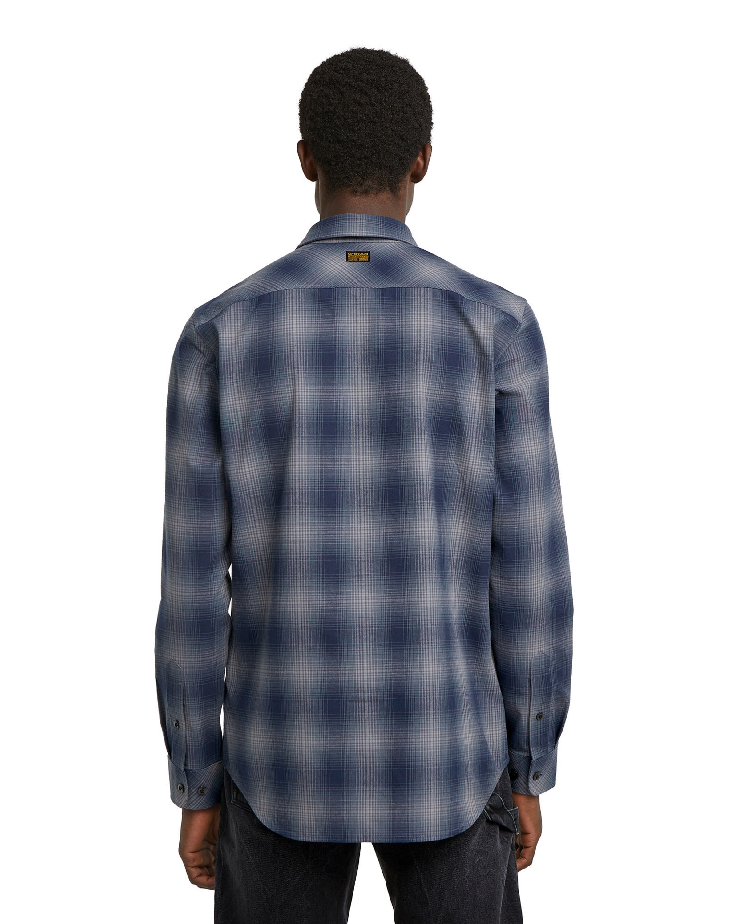G-STAR Slim fit Overhemd 'Marine' in Blauw