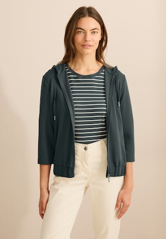 CECIL Sweatjacke in Grün: Vorderseite