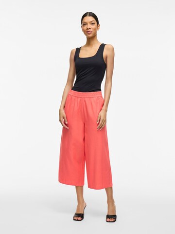 VILA Wide leg Broek in Oranje