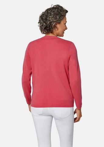 Goldner Strickjacke in Pink