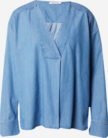 ESPRIT Blouse in Blauw: voorkant