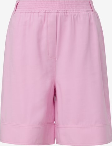 Pantalon comma casual identity en rose : devant