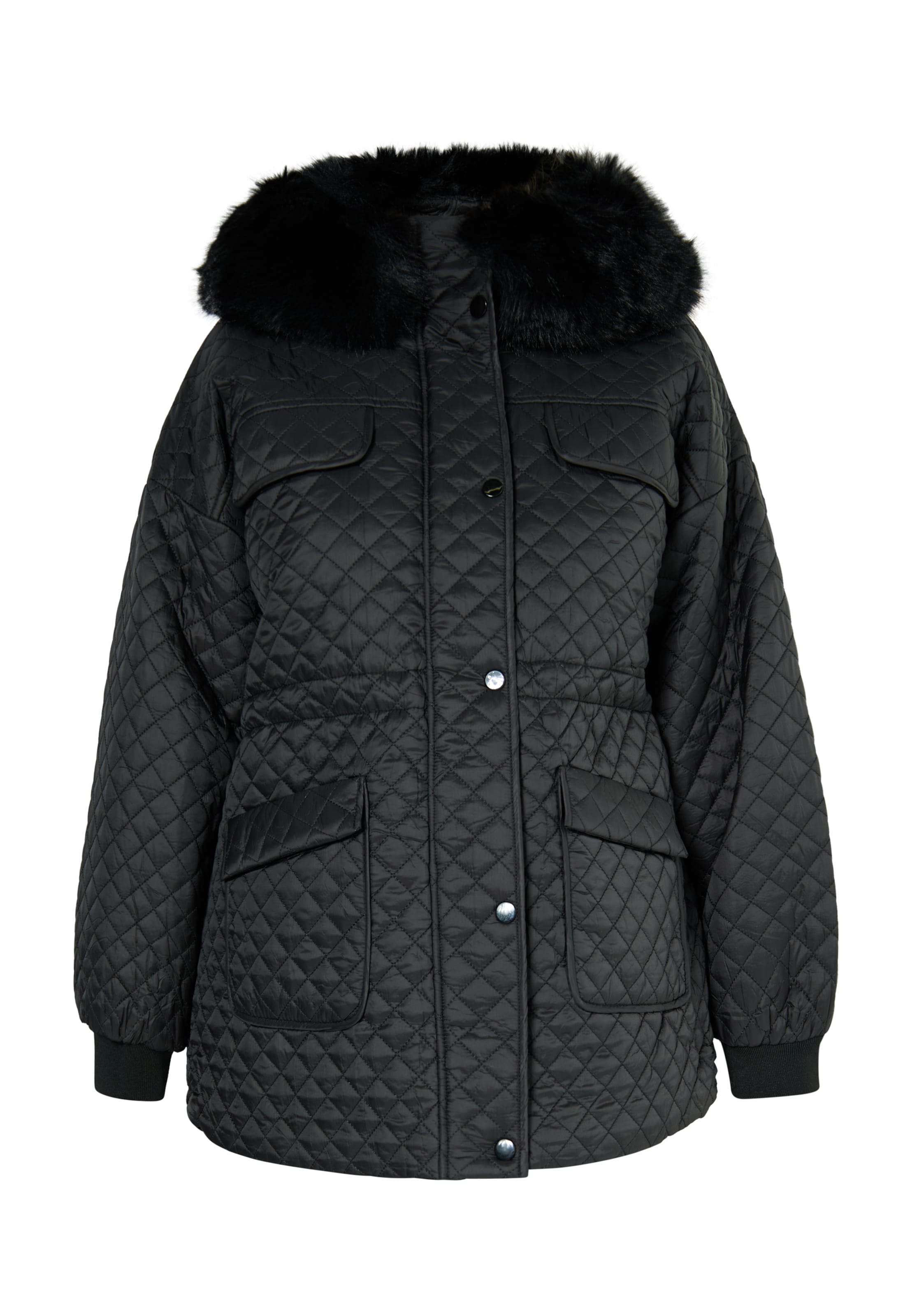 faina Jacke in Schwarz: Vorderseite