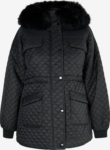 faina Zimska jakna | črna barva: sprednja stran