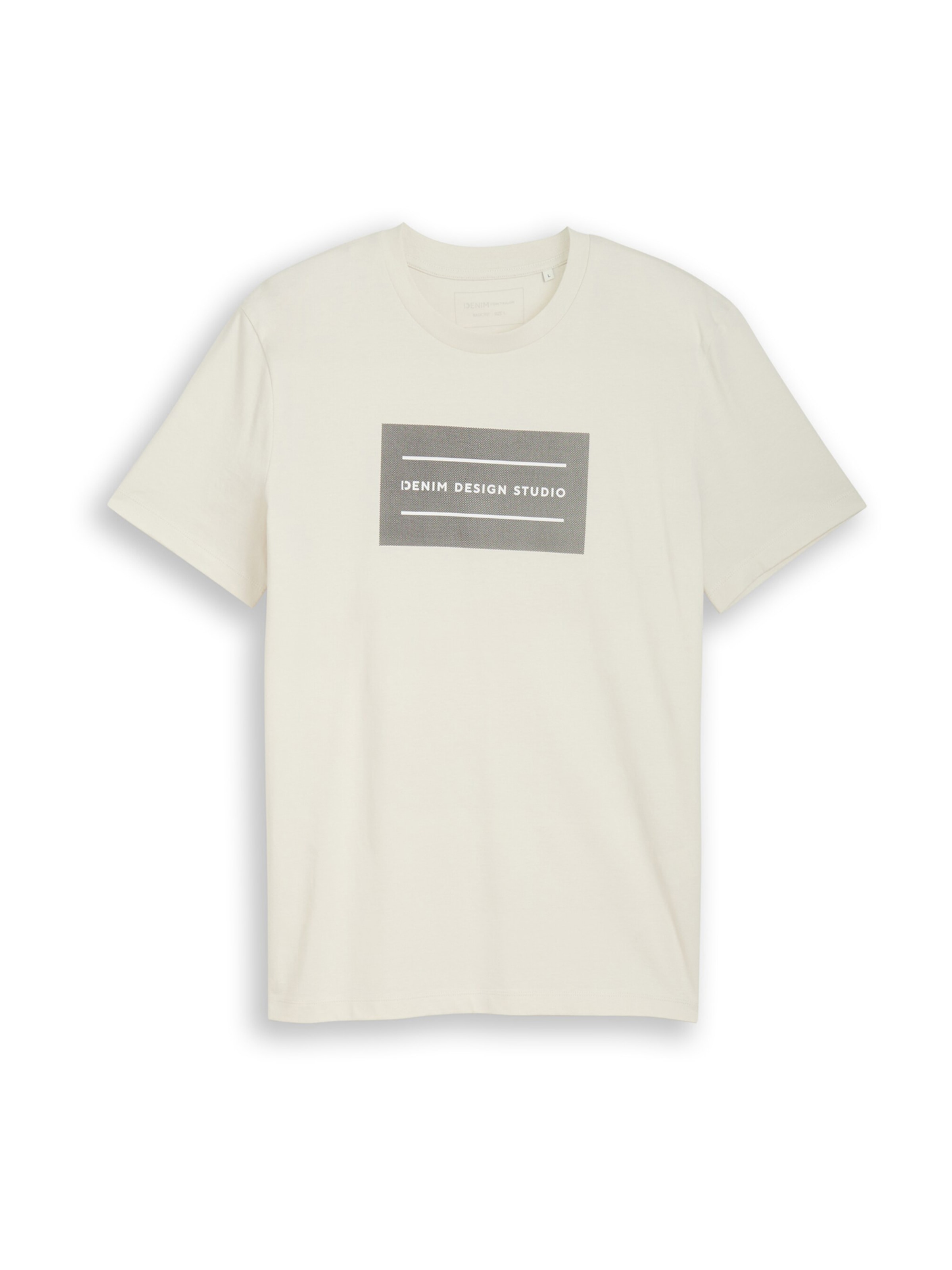 TOM TAILOR DENIM - Camiseta en blanco: frente