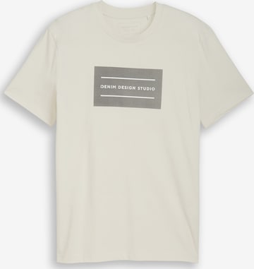 TOM TAILOR DENIM - Camiseta en blanco: frente