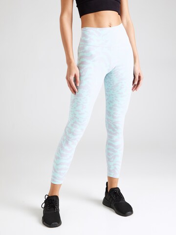 ADIDAS PERFORMANCE Skinny Workout Pants 'ALL ME' in Green: front