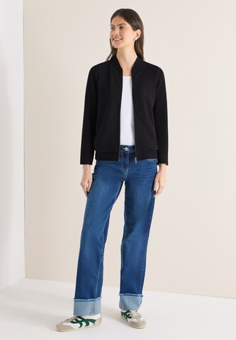 CECIL Zip-Up Hoodie in Black