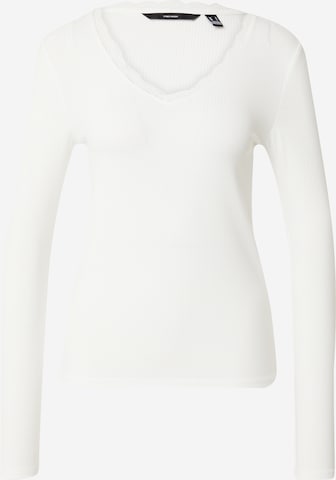 VERO MODA قميص 'DALIA' بلون أبيض: الأمام