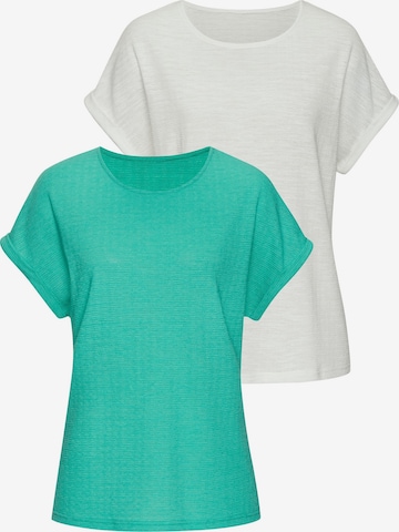 T-shirt VIVANCE en bleu : devant
