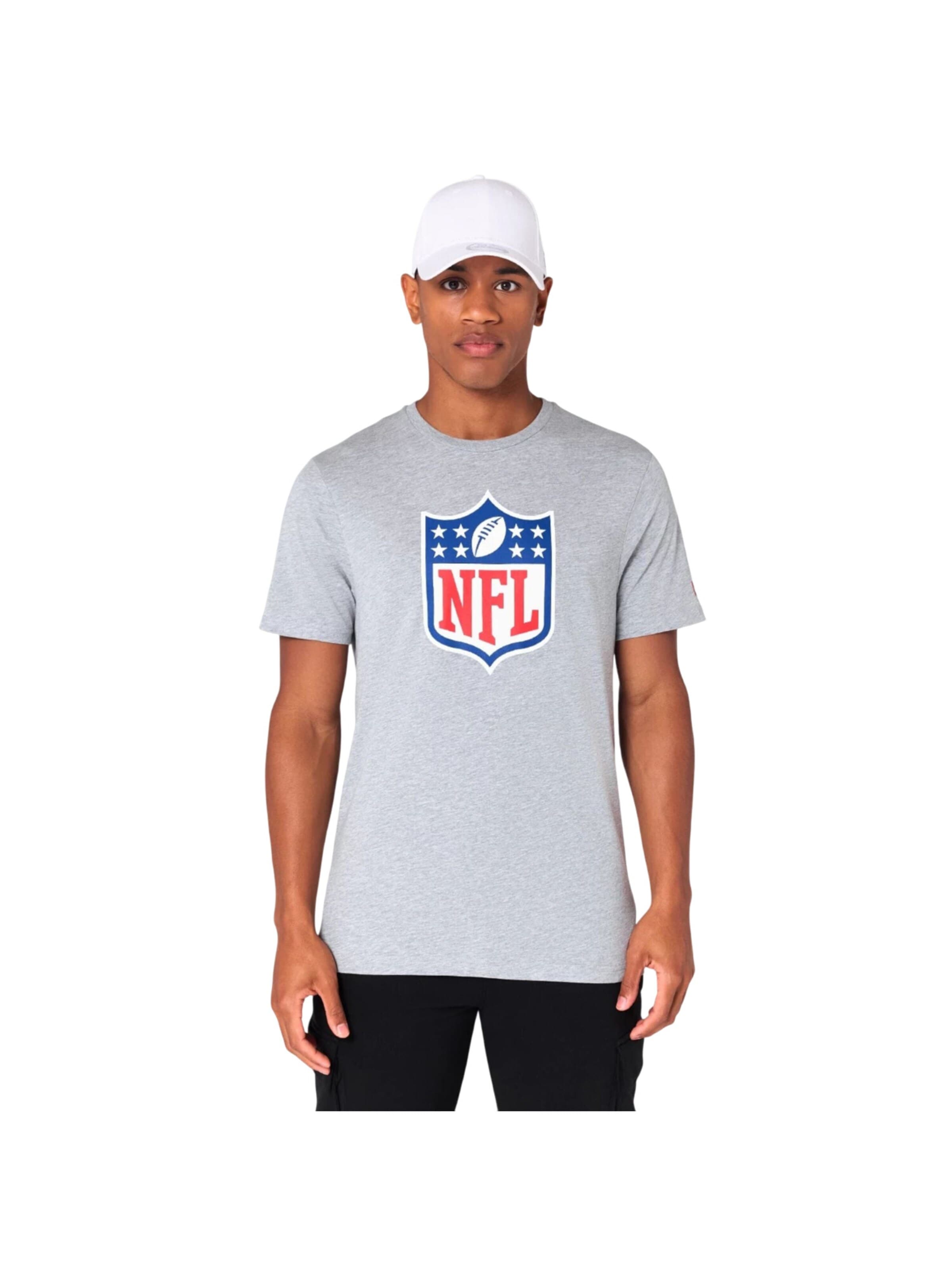 NEW ERA - Camisa 'NFL' em cinzento: frente