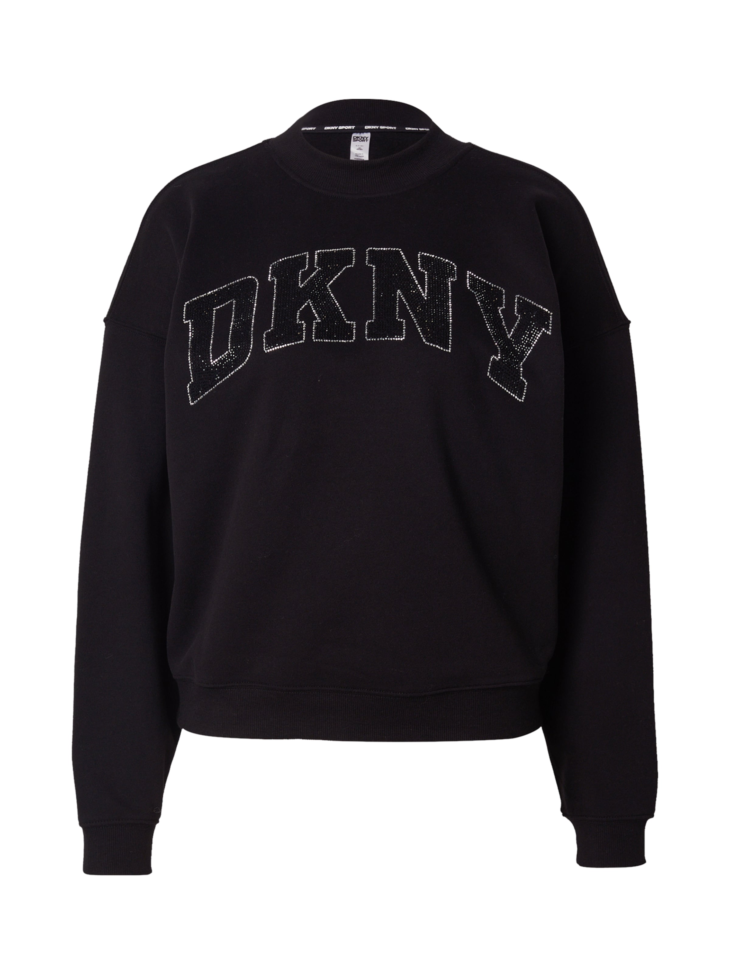 DKNY Performance Športna majica | črna barva: sprednja stran