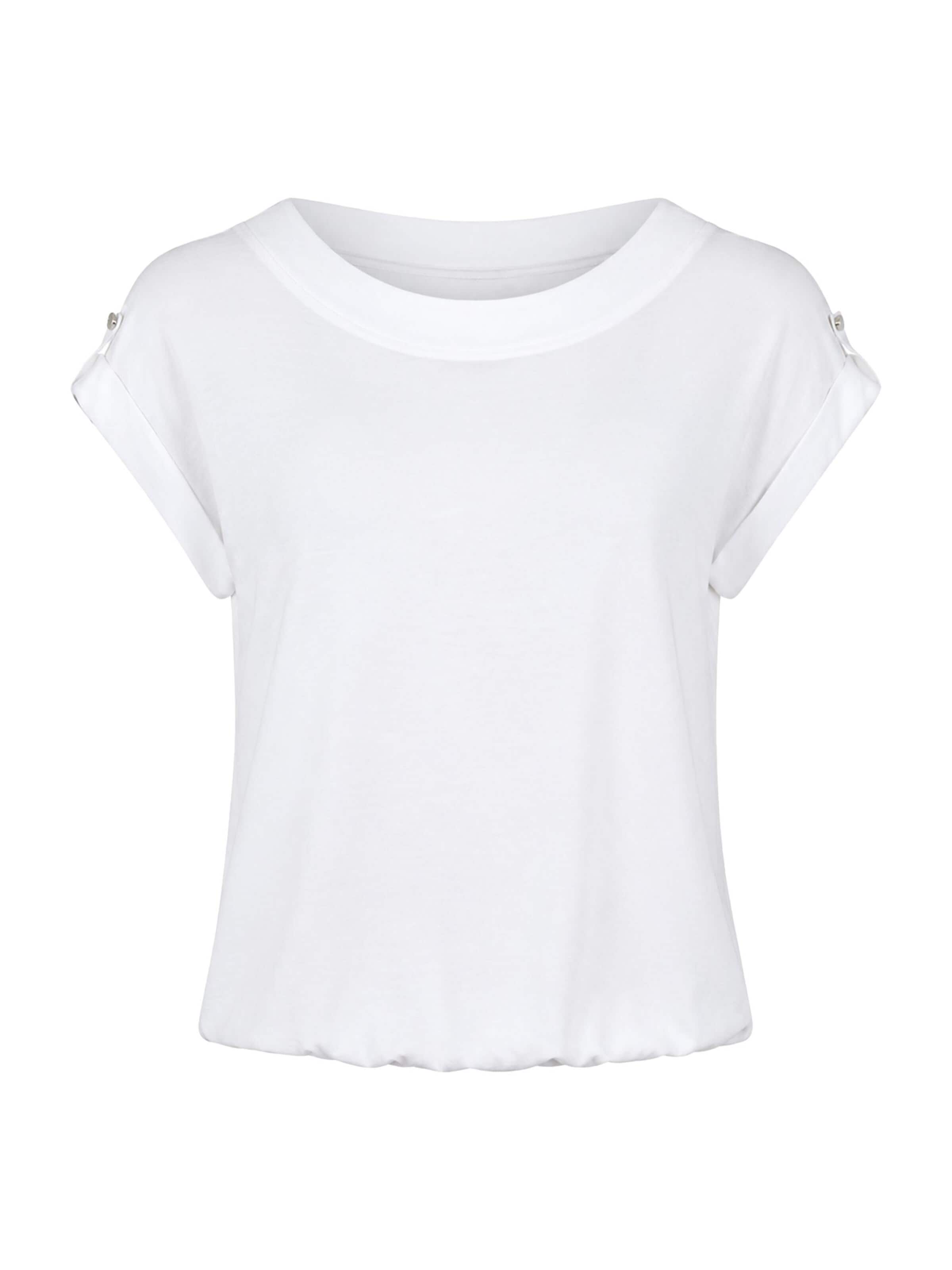 T-shirt 'Blouse - Boat neckline plain' REGINA FASHION en blanc : devant