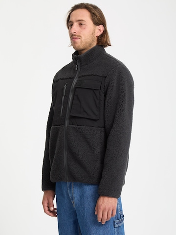 Volcom Athletic fleece jacket 'Storm Stone' in Black