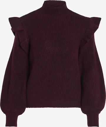 Vila Petite Sweater 'BOOBA' in Purple: front