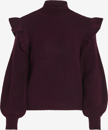 Vila Petite Pullover 'BOOBA' in Lila: predná strana