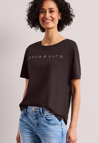 STREET ONE Shirt in Braun: Vorderseite